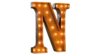 Marquee Letter - N - 3ft- Rustic rental in San Antonio, TX