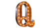 Marquee Letter - Q - 3ft- Rustic rental in San Antonio, TX