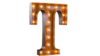 Marquee Letter - T - 3ft- Rustic rental in San Antonio, TX
