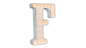 Marquee Letter - F - 3ft- WHITE GLOSS rental in San Antonio, TX