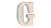 Marquee Letter - G - 3ft- WHITE GLOSS rental in San Antonio, TX