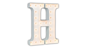 Marquee Letter - H - 3ft- WHITE GLOSS rental San Antonio, TX
