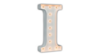 Marquee Letter - I - 3ft- WHITE GLOSS rental in San Antonio, TX