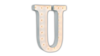 Marquee Letter - U - 3ft- WHITE GLOSS rental in San Antonio, TX