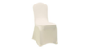 Banquet Chair Cover - Ivory - Fitted rental in San Antonio, TX