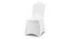 Banquet Chair Cover - White - Fitted rental in San Antonio, TX