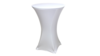 Cocktail 30" Spandex Cover - White rental in San Antonio, TX