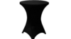 Cocktail 30" Spandex Cover - Black rental in San Antonio, TX