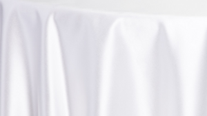 Lamour Matte Satin - White 126 - 13 x 120 (Runner) rental San Antonio, TX