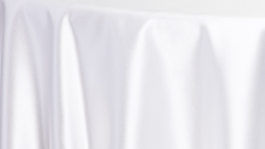 Lamour Matte Satin - White 126 - 132 Rnd rental San Antonio, TX