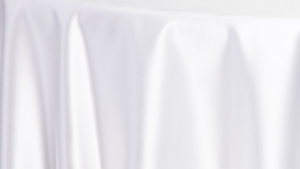 Lamour Matte Satin - White 126 - 96 Rnd rental San Antonio, TX