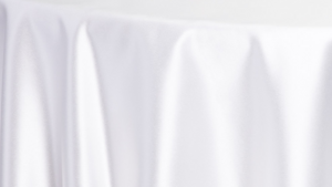 Lamour Matte Satin - White 126 - Napkin rental San Antonio, TX