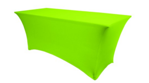 8ft Spandex Cover - NEON Green rental San Antonio, TX