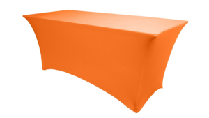 8ft Spandex Cover - NEON Orange rental San Antonio, TX