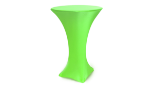 Cocktail 30" Spandex Cover - NEON Green rental San Antonio, TX