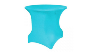 48" Spandex Cover - NEON Turquoise rental San Antonio, TX