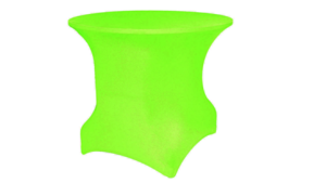 48" Spandex Cover - NEON Green rental San Antonio, TX