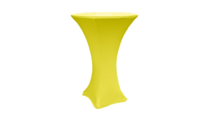 Cocktail 30" Spandex Cover - NEON Yellow rental San Antonio, TX