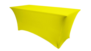 8ft Spandex Cover - NEON Yellow rental San Antonio, TX