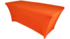 8ft Rectangular Table Spandex Cover - Orange rental in San Antonio, TX