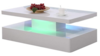 Coffee Table - White Gloss - with LED Strip rental in San Antonio, TX