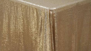 Matte Sequin - Champagne - 132 Rnd rental San Antonio, TX