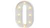 Marquee Number - 0/Zero - 3ft- WHITE GLOSS rental in San Antonio, TX