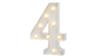 Marquee Number - #4 - 3ft- WHITE GLOSS rental in San Antonio, TX