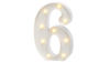 Marquee Number - #6 - 3ft- WHITE GLOSS rental in San Antonio, TX