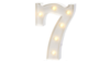 Marquee Number - #7 - 3ft- WHITE GLOSS rental in San Antonio, TX
