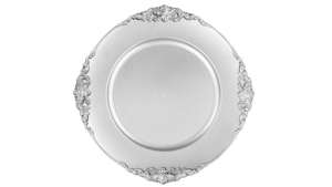 Charger - Vintage Silver - Acrylic13" - Include... rental San Antonio, TX