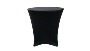 Bistro 30" Spandex Cover - BLACK rental San Antonio, TX