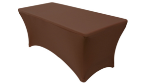 8ft Spandex Cover - Brown/Chocolate rental San Antonio, TX