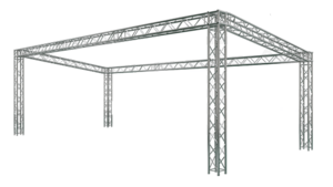 Custom Truss Cage (Silver) - 12 Inch Box Truss - rental San Antonio, TX