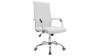 Conference Chair - White Leather with Chrome Ac... rental in San Antonio, TX
