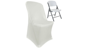 Chair Cover - Ivory - Lifetime Chair rental San Antonio, TX
