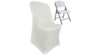 Chair Cover - Ivory - Lifetime Chair rental in San Antonio, TX