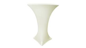 Cocktail 30" Spandex Cover - Ivory rental San Antonio, TX
