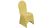 Chair Cover - Gold - Fitted rental in San Antonio, TX