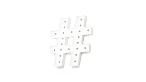 4ft Marquee Character - White - "#" rental San Antonio, TX