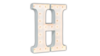 4ft Marquee Letter - White - "H" rental in San Antonio, TX
