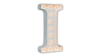 4ft Marquee Letter - White - "I" rental in San Antonio, TX