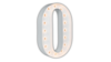 4ft Marquee Letter - White - "O" rental in San Antonio, TX
