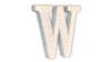 4ft Marquee Letter - White - "W" rental in San Antonio, TX