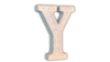 4ft Marquee Letter - White - "Y" rental in San Antonio, TX