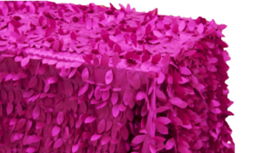 Petal LEAF Taffeta - Fuchsia - 90x156 rental San Antonio, TX