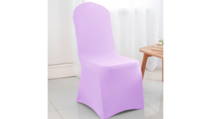 Chair Cover - Lavender - Fitted rental San Antonio, TX