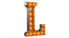 Marquee Letter - L - 2ft- Rustic rental in San Antonio, TX