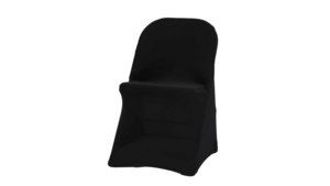 Chair Cover - Black - for Folding Chair rental San Antonio, TX