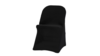 Chair Cover - Black - for Folding Chair rental in San Antonio, TX